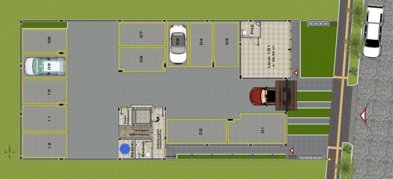 Apartamento com 1 Quarto à Venda, 39 m² em Camobi - Santa Maria