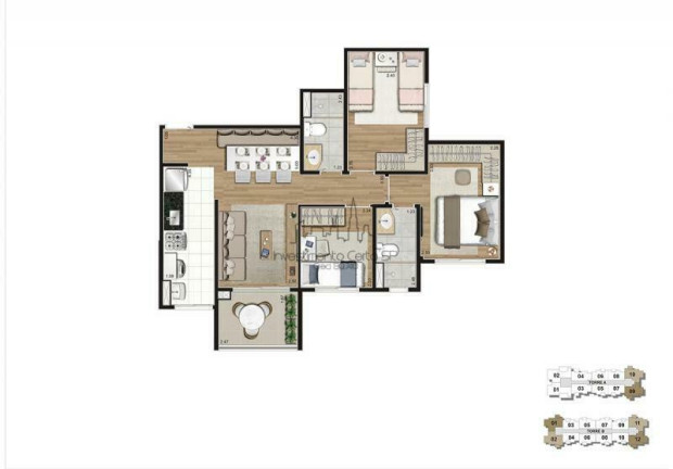 Imagem Apartamento com 2 Quartos à Venda, 55 m² em Mooca - São Paulo Imagem Apartamento com 2 Quartos à Venda, 55 m² em Mooca - São Paulo
