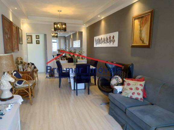 Apartamento com 2 Quartos à Venda, 118 m² em Gonzaga - Santos