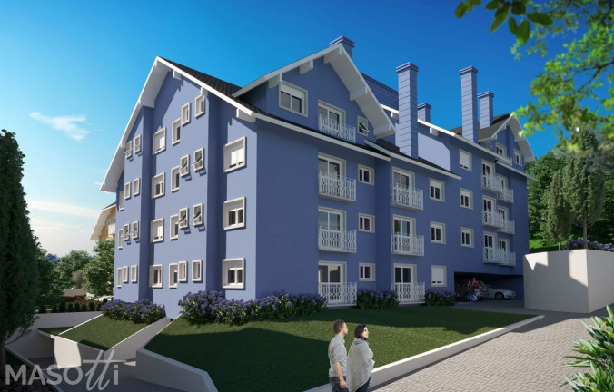 Apartamento com 1 Quarto à Venda, 528 m² em Centro - Gramado