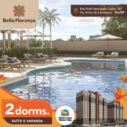 Imagem Apartamento com 2 Quartos à Venda, 42 m² em Parque Nossa Senhora Da Candelária - Itu Imagem Apartamento com 2 Quartos à Venda, 42 m² em Parque Nossa Senhora Da Candelária - Itu