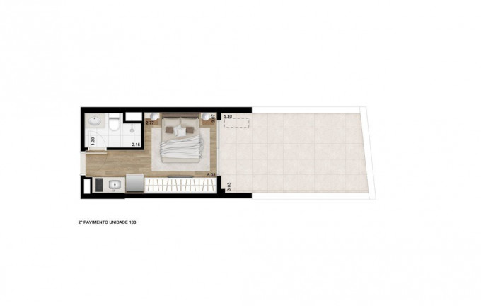 Imagem Studio com 1 Quarto à Venda, 22 m² em Centro - São Paulo