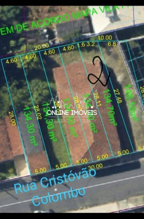 Terreno à Venda, 134 m² em Vila Paraíso - Mogi Guaçu