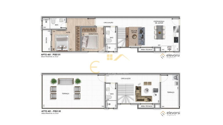 Imagem Cobertura com 3 Quartos à Venda, 135 m² em Centro - Pinhais Imagem Cobertura com 3 Quartos à Venda, 135 m² em Centro - Pinhais