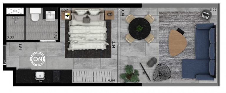Imagem Studio com 1 Quarto à Venda, 26 m² em Vila Olímpia - São Paulo Imagem Studio com 1 Quarto à Venda, 26 m² em Vila Olímpia - São Paulo