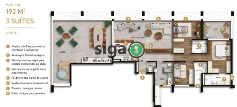 Imagem Apartamento com 3 Quartos à Venda, 192 m² em Moema - São Paulo