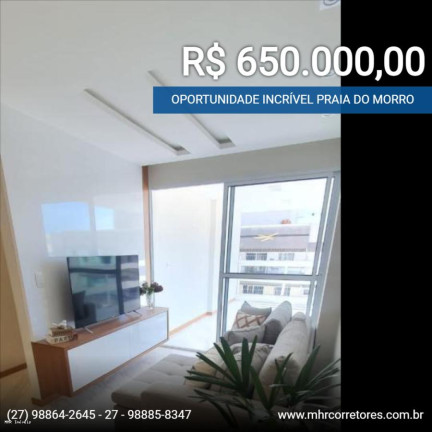 Apartamento com 2 Quartos à Venda, 60 m² em Praia Do Morro - Guarapari
