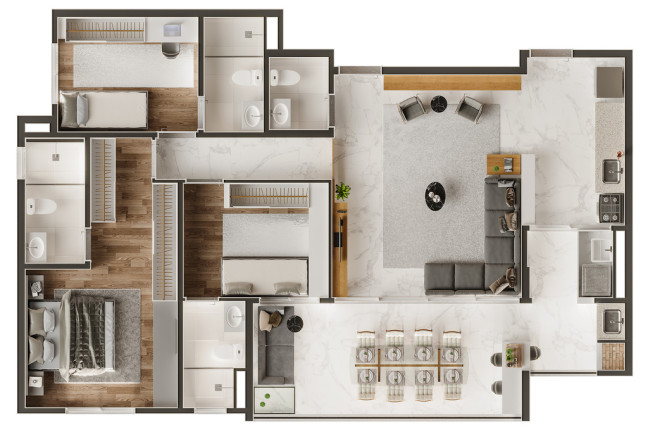 Apartamento com 3 Quartos à Venda, 101 m² em Ipiranga - São Paulo