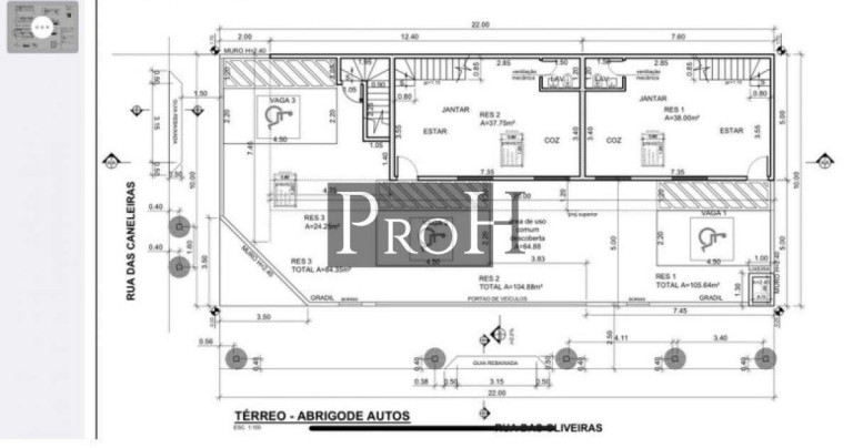 Imagem Sobrado com 3 Quartos à Venda, 83 m² em Jardim - Santo André