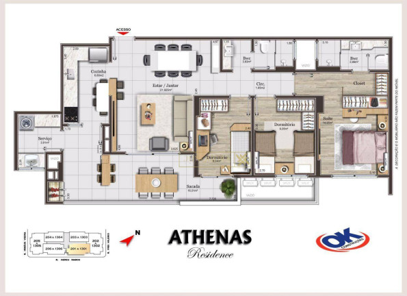 Imagem Apartamento com 3 Quartos à Venda, 104 m² em Campinas - São José