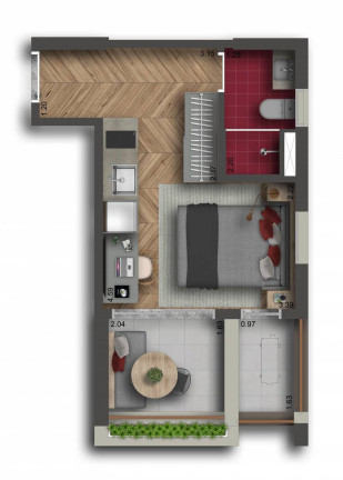 Imagem Imóvel com 1 Quarto à Venda, 21 m² em Jardim Paulista - São Paulo Imagem Imóvel com 1 Quarto à Venda, 21 m² em Jardim Paulista - São Paulo