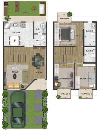 Imagem Casa com 2 Quartos à Venda, 64 m² em Quinta Dos Angicos - Cotia Imagem Casa com 2 Quartos à Venda, 64 m² em Quinta Dos Angicos - Cotia