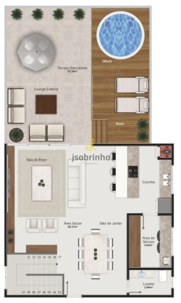 Apartamento com 3 Quartos à Venda, 127 m² em Pioneiros - Balneário Camboriú