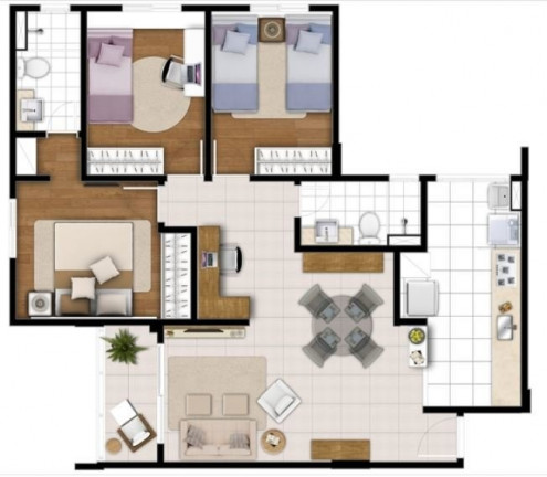 Imagem Imóvel com 3 Quartos à Venda, 80 m² em Jardim Nova Europa - Campinas Imagem Imóvel com 3 Quartos à Venda, 80 m² em Jardim Nova Europa - Campinas