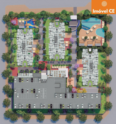 Apartamento com 2 Quartos à Venda, 53 m² em Praia Do Futuro Ii - Fortaleza