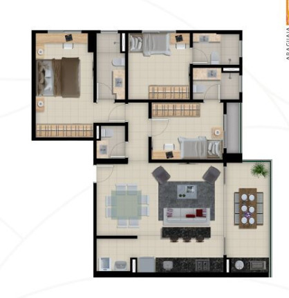 Imagem Apartamento com 3 Quartos à Venda, 104 m² em Centro - Goianésia Imagem Apartamento com 3 Quartos à Venda, 104 m² em Centro - Goianésia
