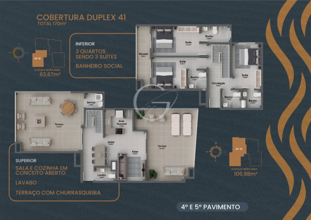 Imagem Apartamento com 2 Quartos à Venda, 79 m² em Jamail Mar - Matinhos