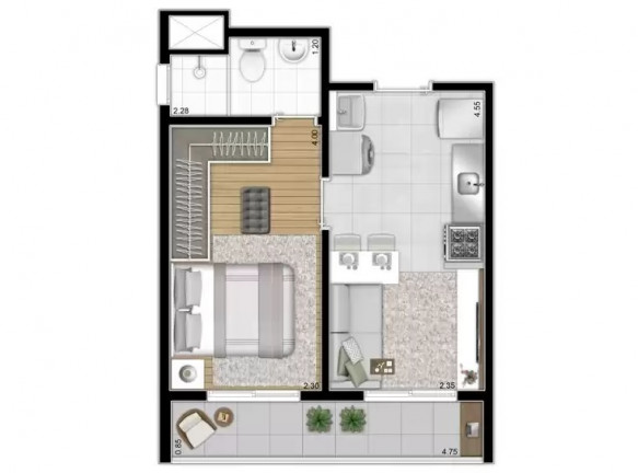 Imagem Apartamento com 1 Quarto à Venda, 31 m² em Limão - São Paulo Imagem Apartamento com 1 Quarto à Venda, 31 m² em Limão - São Paulo