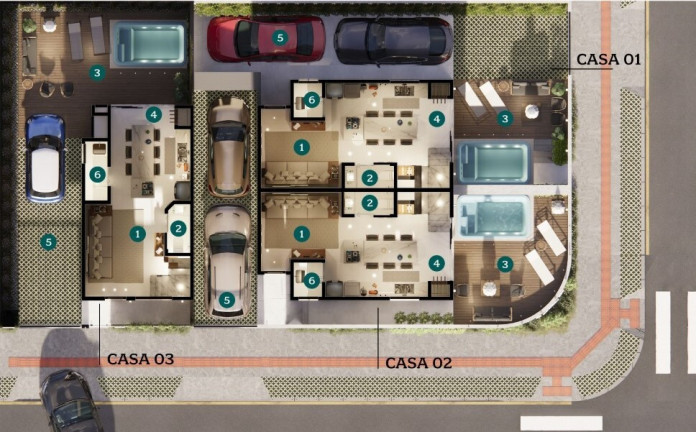 Imagem Casa de Condomínio com 3 Quartos à Venda, 182 m² em Ariribá - Balneário Camboriú Imagem Casa de Condomínio com 3 Quartos à Venda, 182 m² em Ariribá - Balneário Camboriú