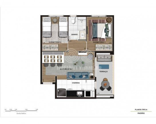 Imagem Apartamento com 2 Quartos à Venda, 54 m² em Santa Cecília - São Paulo