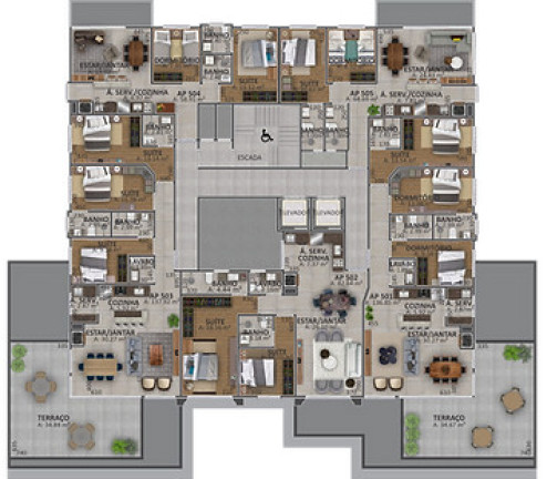 Imagem Apartamento com 3 Quartos à Venda, 99 m² em Zona Nova - Capão Da Canoa