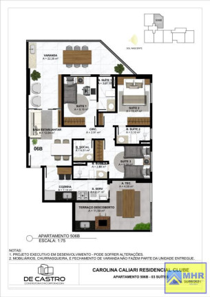 Imagem Apartamento com 3 Quartos à Venda, 116 m² em Itapuã - Vila Velha