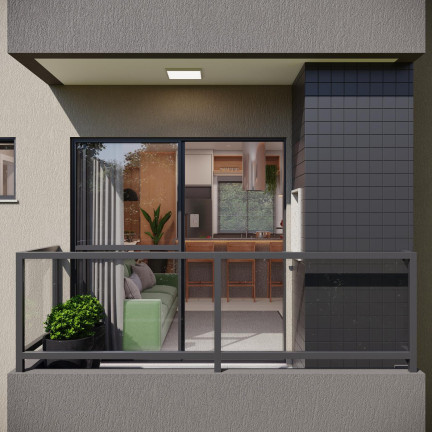 Imagem Apartamento com 2 Quartos à Venda, 51 m² em Cidade Jardim - São José Dos Pinhais