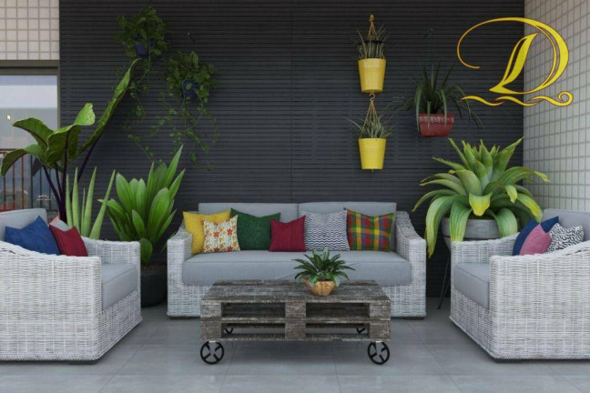 Imagem Apartamento com 2 Quartos à Venda, 106 m² em Canto Do Forte - Praia Grande