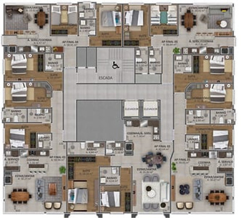 Imagem Apartamento com 4 Quartos à Venda, 194 m² em Zona Nova - Capão Da Canoa