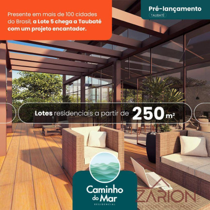 Imagem Terreno à Venda, 250 m² em Registro - Taubaté Imagem Terreno à Venda, 250 m² em Registro - Taubaté