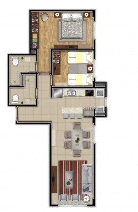 Imagem Apartamento com 2 Quartos à Venda, 74 m² em Floresta - Gramado