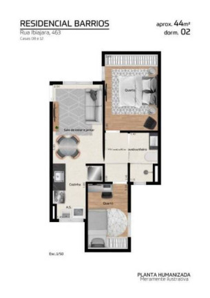 Imagem Apartamento com 2 Quartos à Venda, 36 m² em Parada Xv De Novembro - São Paulo Imagem Apartamento com 2 Quartos à Venda, 36 m² em Parada Xv De Novembro - São Paulo