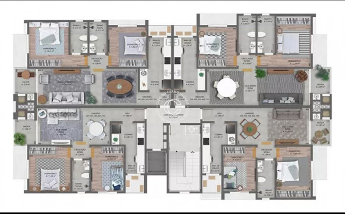 Imagem Apartamento com 2 Quartos à Venda, 79 m² em Camobi - Santa Maria Imagem Apartamento com 2 Quartos à Venda, 79 m² em Camobi - Santa Maria