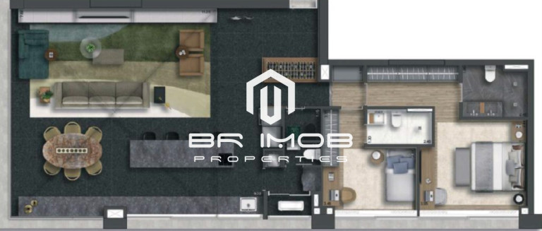 Imagem Imóvel com 2 Quartos à Venda, 137 m² em Itaim Bibi - São Paulo