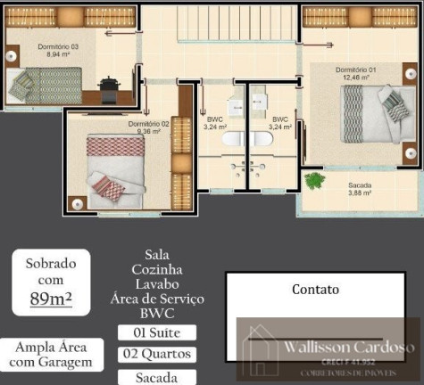 Imagem Sobrado com 2 Quartos à Venda, 150 m² em São Francisco De Assis - Camboriú