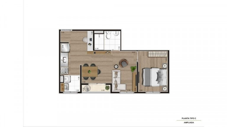 Imagem Imóvel com 2 Quartos à Venda, 41 m² em Picanço - Guarulhos