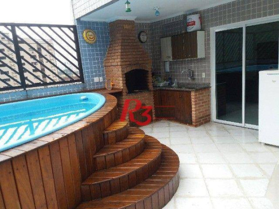Imagem Cobertura com 3 Quartos à Venda, 207 m² em Marapé - Santos