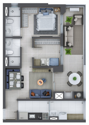 Imagem Cobertura com 2 Quartos à Venda, 103 m² em Barra Funda - São Paulo