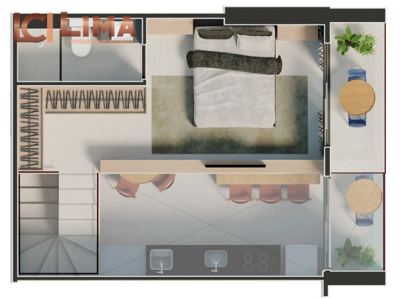 Imagem Apartamento com 1 Quarto à Venda, 37 m² em Aldeota - Fortaleza