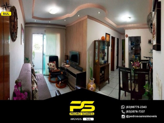 Apartamento com 2 Quartos à Venda, 61 m² em Cristo Redentor - João Pessoa