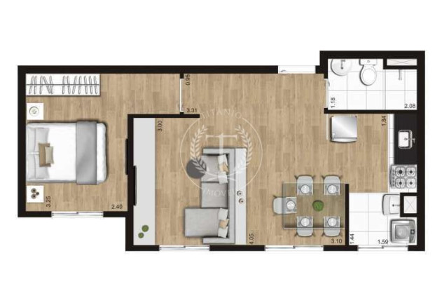 Imagem Apartamento com 2 Quartos à Venda, 41 m² em Canhema - Diadema