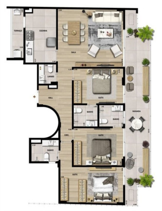 Imagem Imóvel com 3 Quartos à Venda, 261 m² em Botafogo - Rio De Janeiro