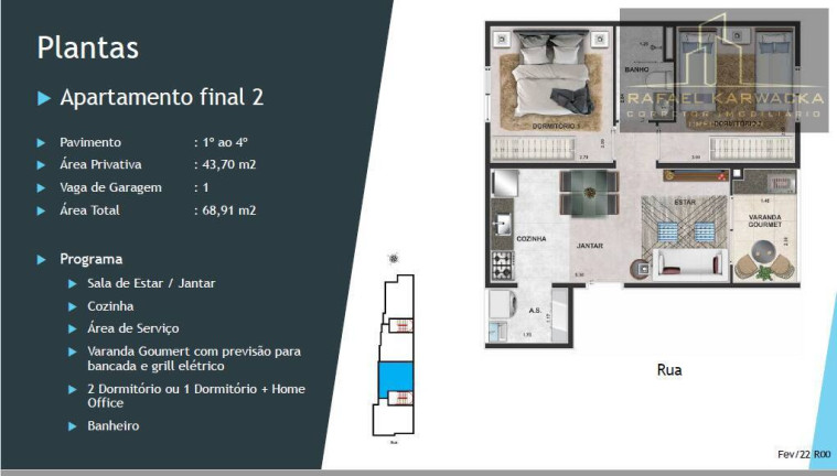 Imagem Apartamento com 2 Quartos à Venda, 41 m² em Cipava - Osasco