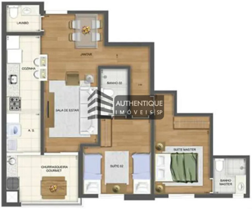 Imagem Apartamento com 2 Quartos à Venda, 75 m² em Barcelona - São Caetano Do Sul Imagem Apartamento com 2 Quartos à Venda, 75 m² em Barcelona - São Caetano Do Sul