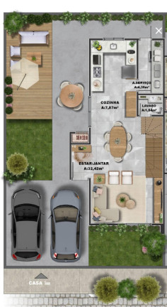 Imagem Sobrado com 3 Quartos à Venda, 116 m²