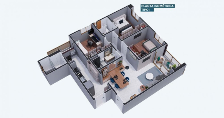 Foto do imóvel Apartamento com 3 Quartos à Venda, 68 m² em Cordeiro - Recife