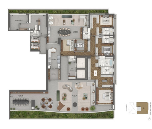Imagem Imóvel com 4 Quartos à Venda, 515 m² em Jardim Guedala - São Paulo Imagem Imóvel com 4 Quartos à Venda, 515 m² em Jardim Guedala - São Paulo