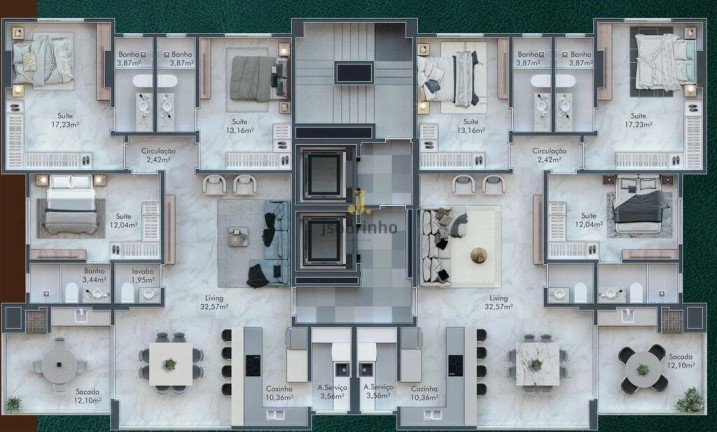 Imagem Apartamento com 3 Quartos à Venda, 127 m² em Meia Praia - Itapema Imagem Apartamento com 3 Quartos à Venda, 127 m² em Meia Praia - Itapema