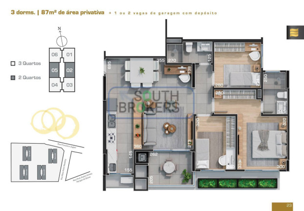 Imagem Apartamento com 3 Quartos à Venda,  em Ecoville - Curitiba