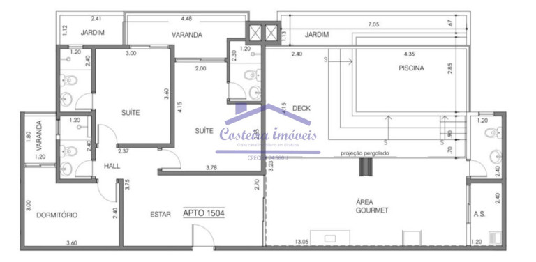 Cobertura com 3 Quartos à Venda, 170 m² em Itaguá - Ubatuba